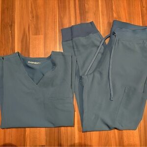 Mandala Caribbean Blue Scrubs